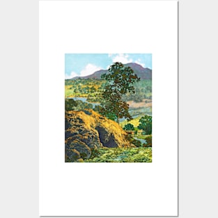 Maxfield Parrish New Hampshire Hills Art Print 1932 American Painter Posters and Art